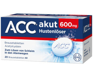 ACC akut 600 기침 완화 발포정 20정