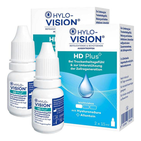 하일로비전 HD플러스 인공눈물 점안액 2x15ml 2팩 독일직구 안구건조증 점안액