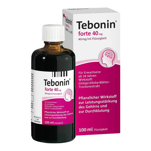 테보닌 포르테 40mg 액상 100ml 은행잎추출물