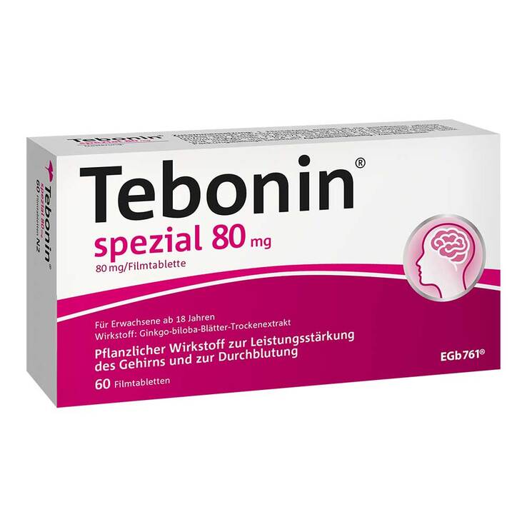 테보닌 스페셜 80mg 은행잎추출물 필름정 60정