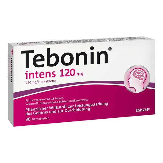 테보닌 인텐스 120mg 은행잎추출물 필름정 30정