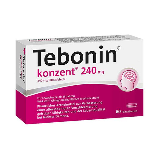 테보닌 컨센트 240mg 필름정 60정 (은행잎 추출물)