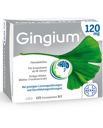 Gingium 120mg 120정 진지움 뇌건강 영양제