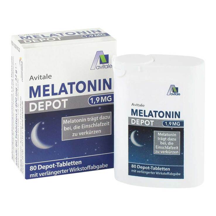 멜라토닌 1.9mg 서방정 데포 정제 80정