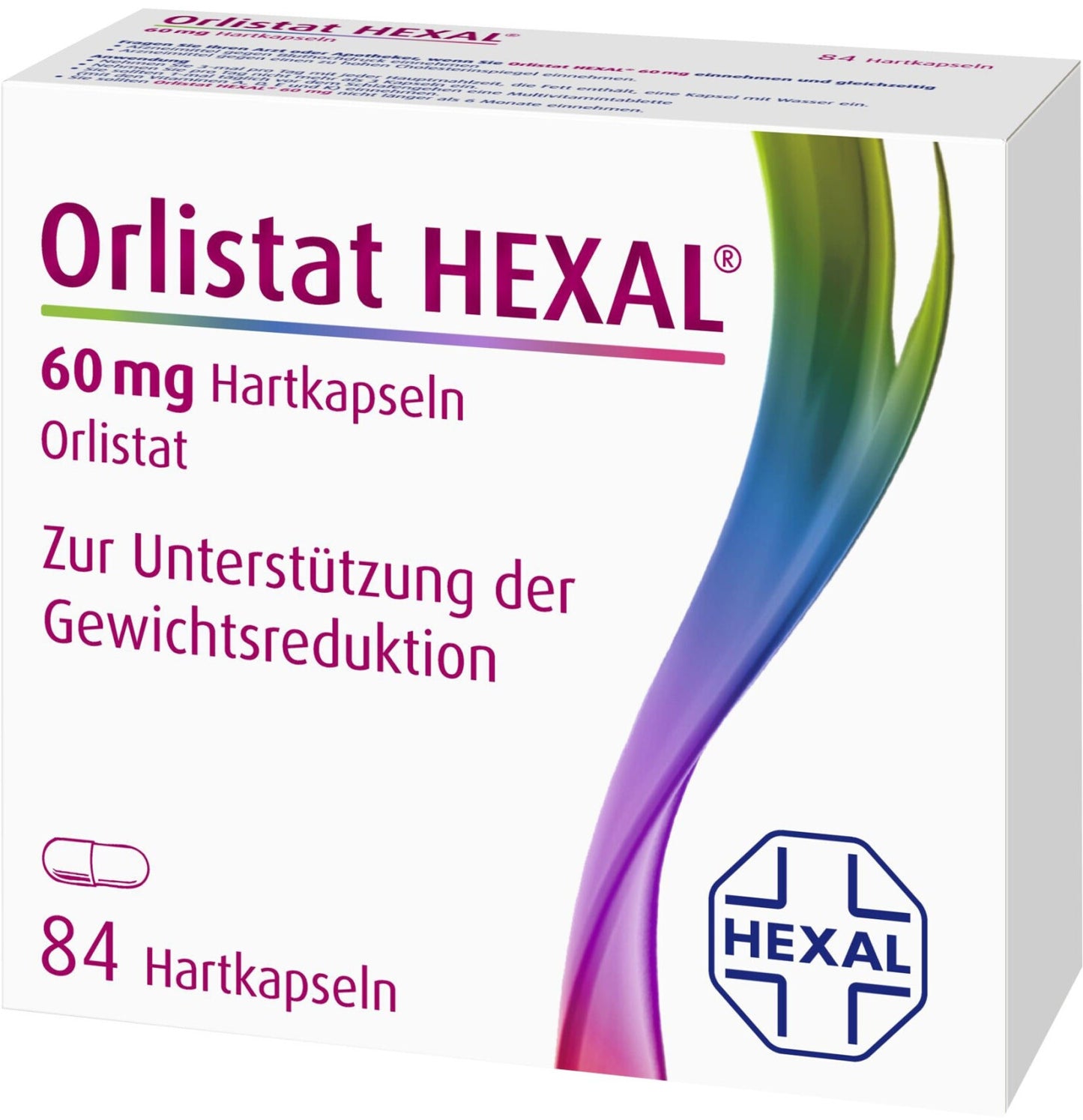 Orlistat 헥살® 60mg 하드 캡슐 84개입_ 체중 감량 지원