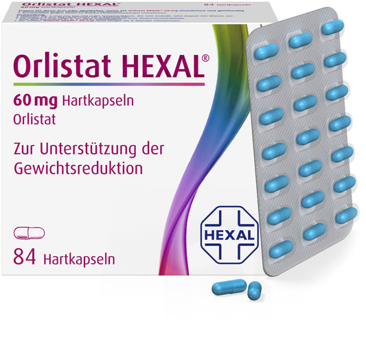 Orlistat 헥살® 60mg 하드 캡슐 84개입_ 체중 감량 지원