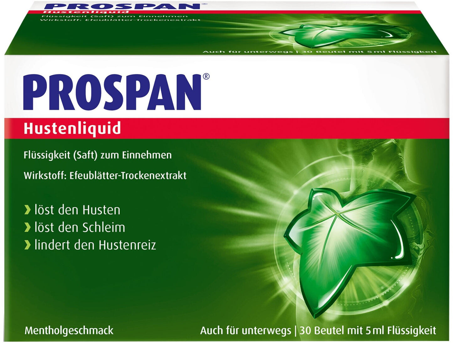 PROSPAN 천연 목감기 기침 시럽 5ml *30